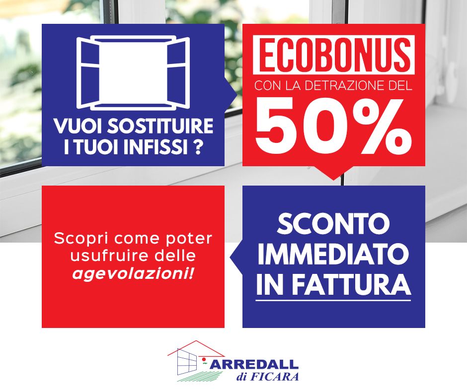 ECOBONUS 50% con immediato sconto in fattura